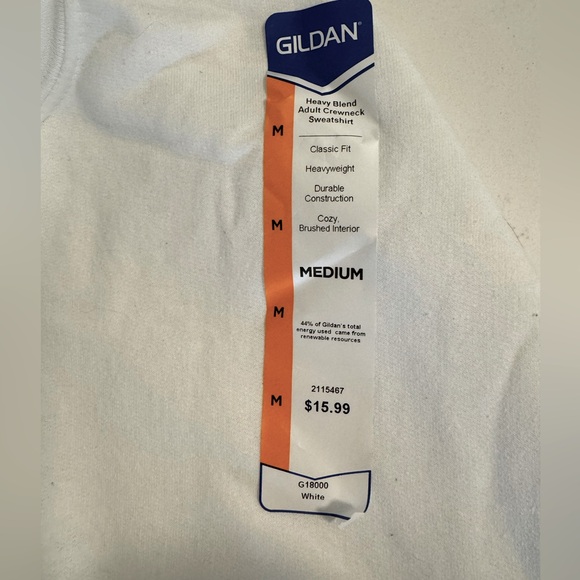 NEW Gildan Adult Crewneck sweatshirt - Picture 3 of 3